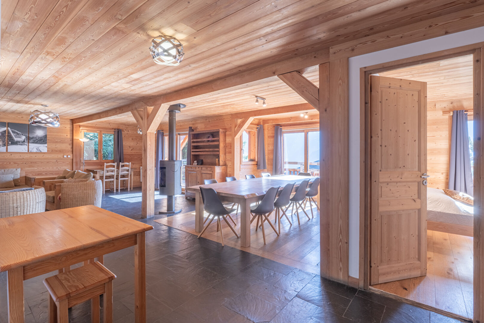 Les Deux Alpes, Les 2 Alpes chalet for sale - Les Deux Alpes | Exceptional 7-Room Authentic Chalet with Panoramic Views