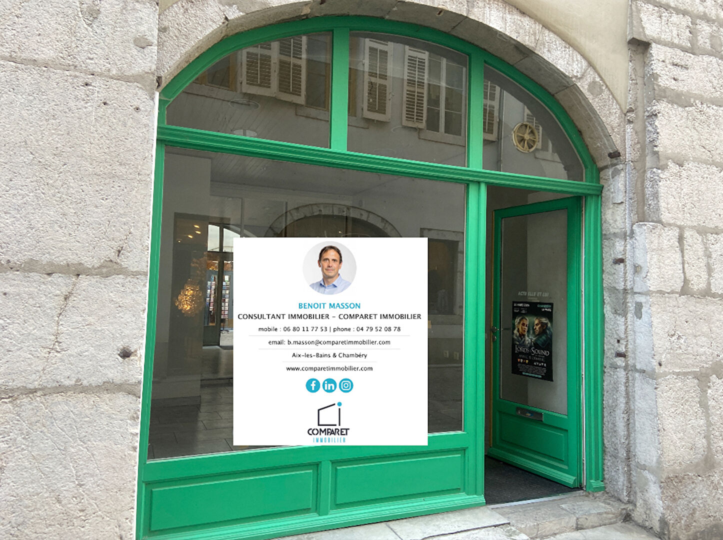Agence immobilière de COMPARET IMMO - COMPARET IMMOBILIER CHAMBERY
