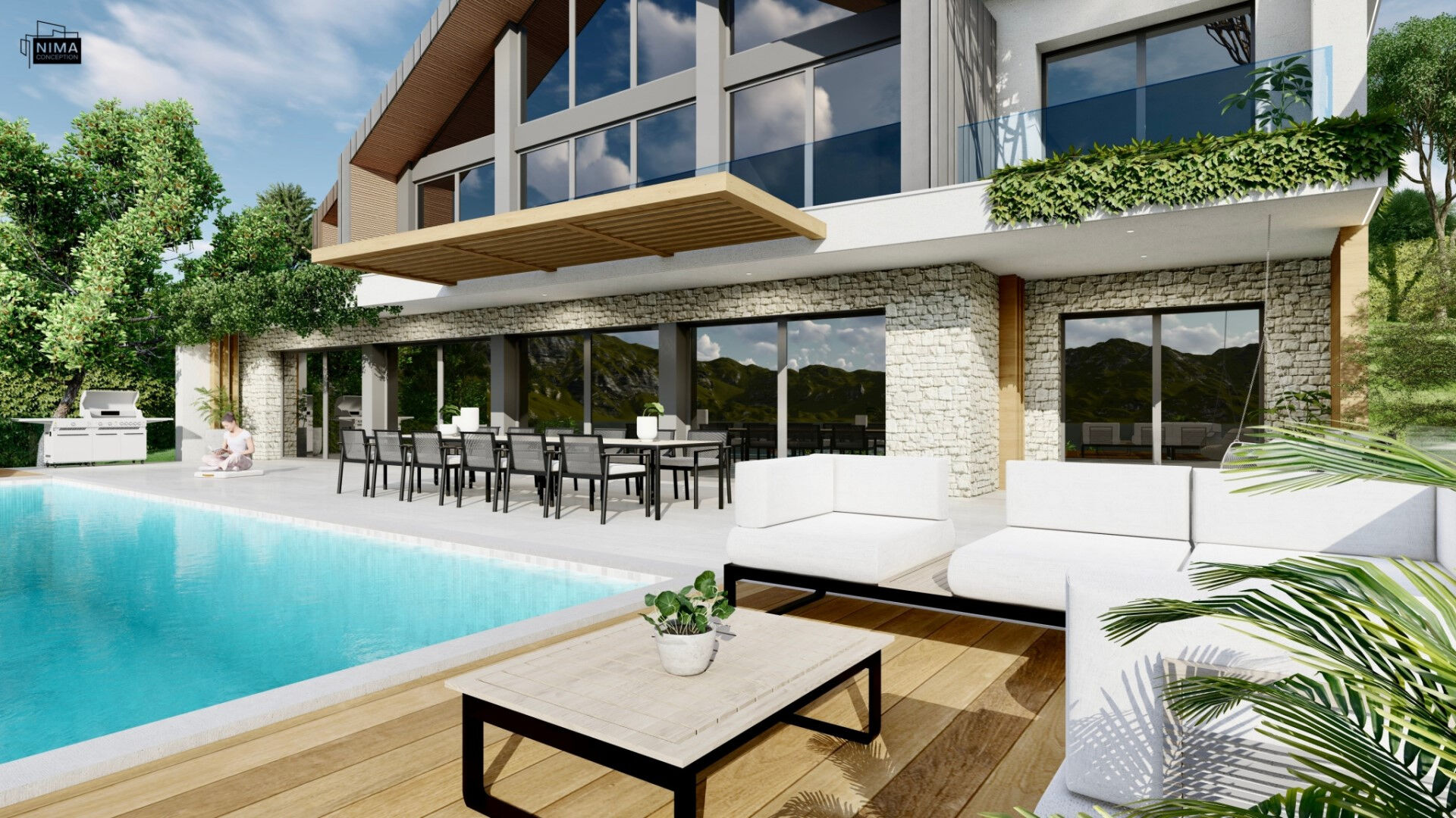 Photo VILLA D'EXCEPTION - TERRAIN  VUE PANORAMIQUE SUR LE LAC DU BOURGET image 2/6