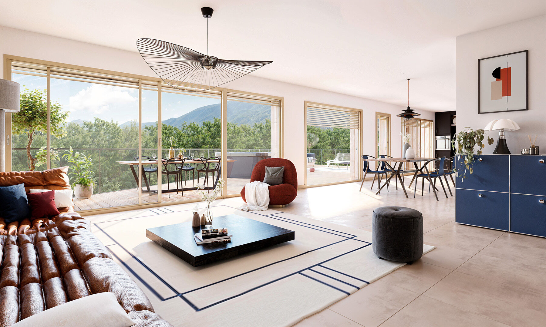 Photo Appartement Aix Les Bains 5 pièces 148 m2 - Attique - proche lac image 3/6