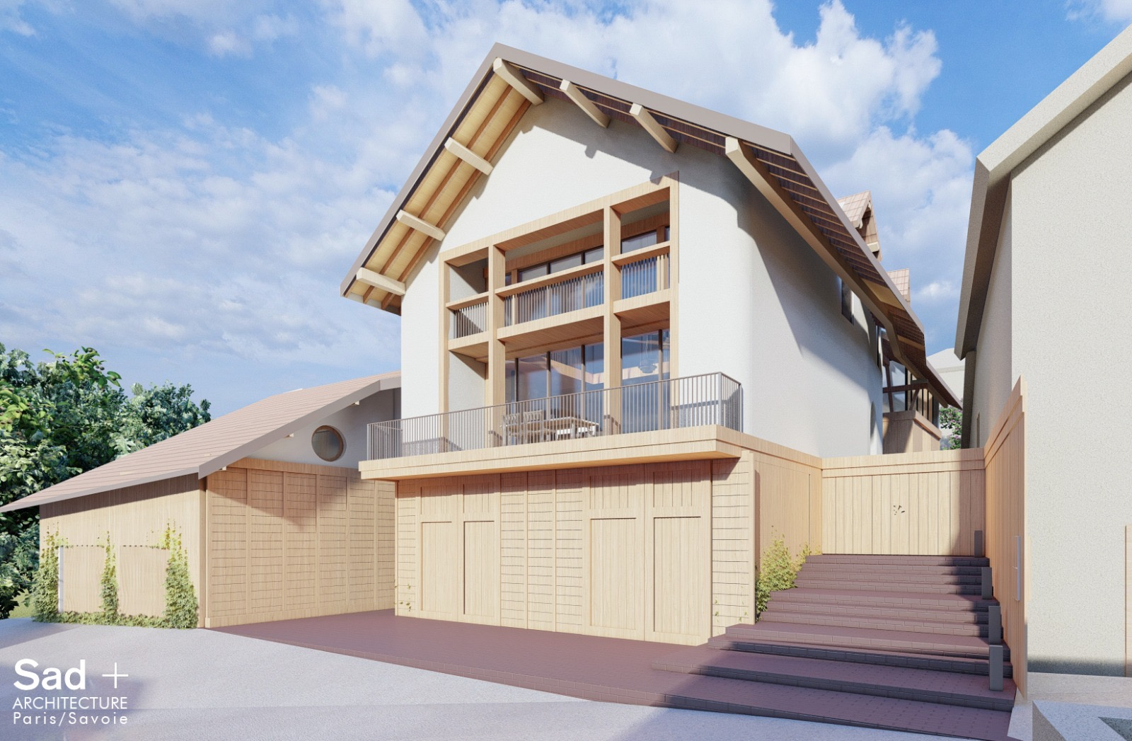 Photo Projet Rénovation Maison Tresserve 8 pièces 250 m2 - vue lac image 3/6