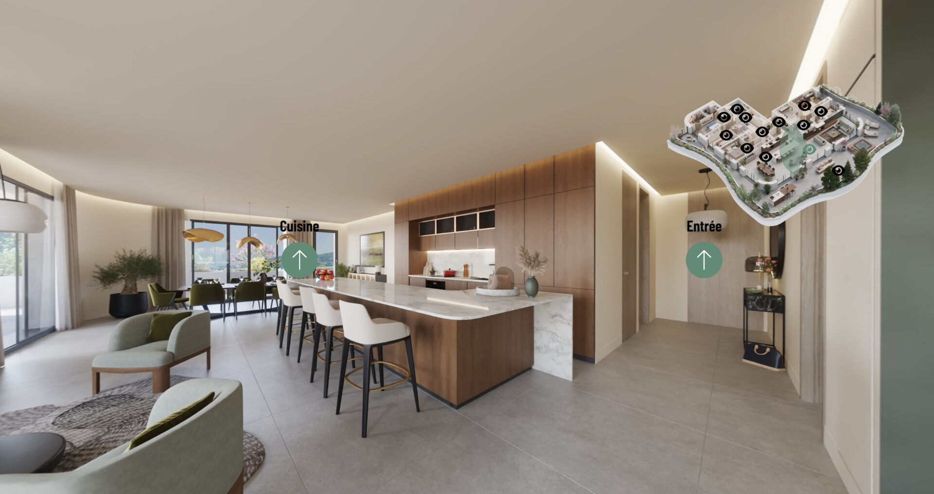 Photo NOUVELLE RÉSIDENCE AU CENTRE VILLE D'AIX-LES-BAINS du T1 au T6 image 4/6