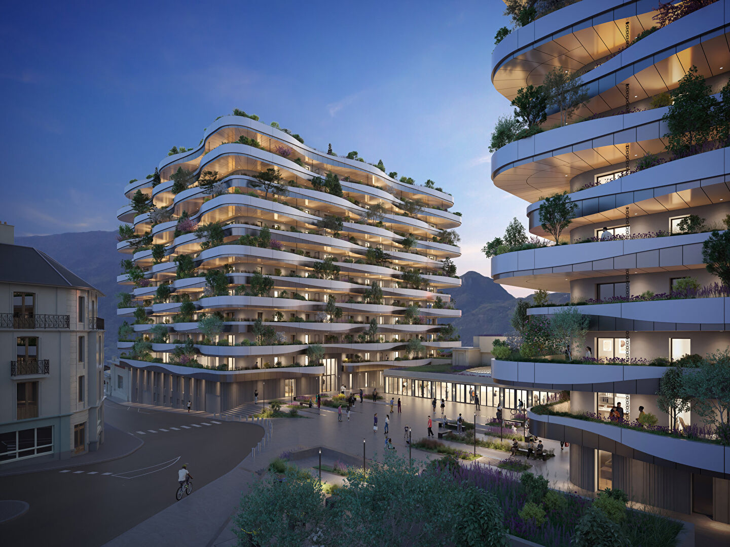 Photo NOUVELLE RÉSIDENCE AU CENTRE VILLE D'AIX-LES-BAINS du T1 au T6 image 5/6