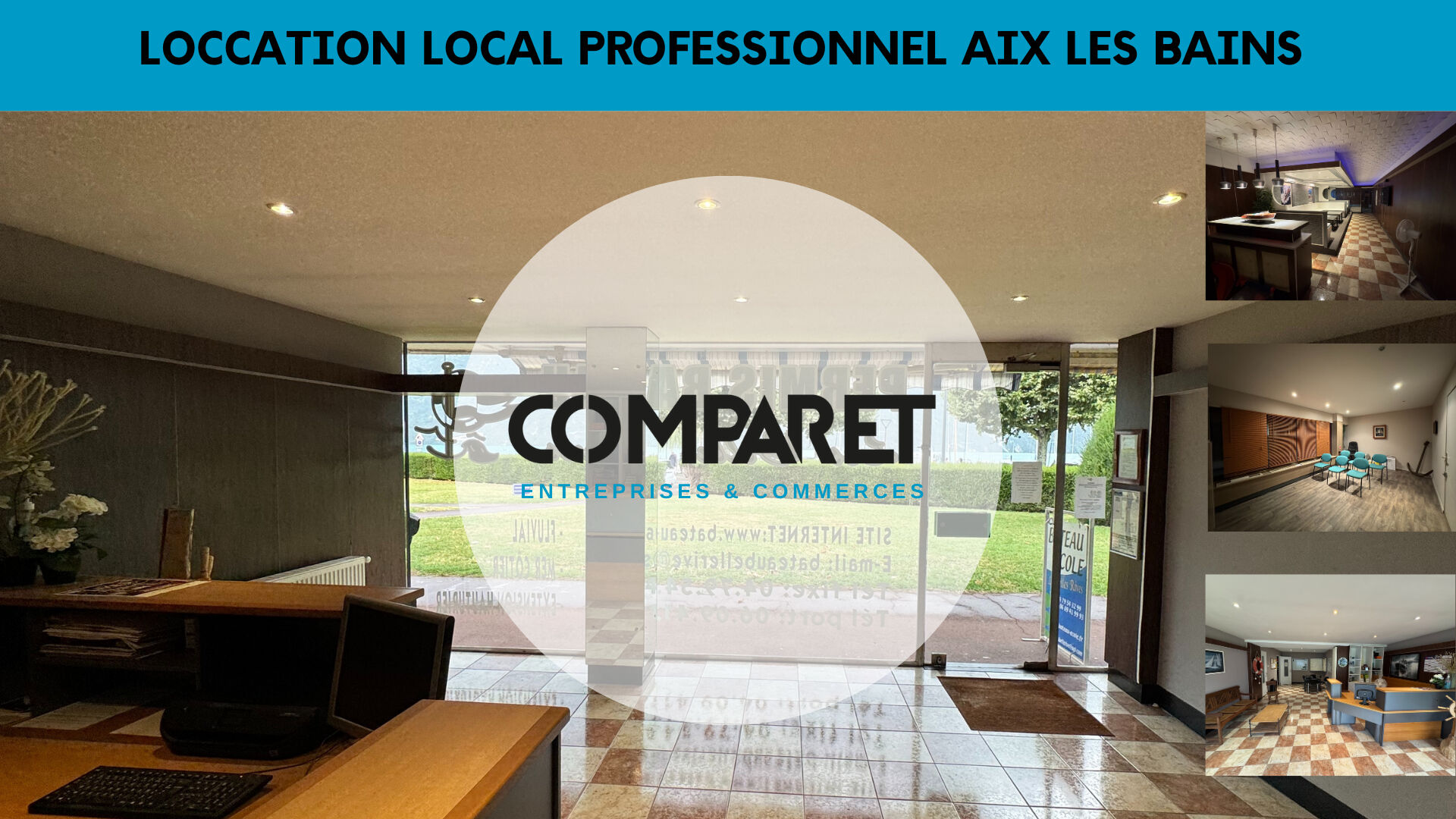 À louer ? Local professionnel  120 M2 au Grand Port d'Aix-les-Bains