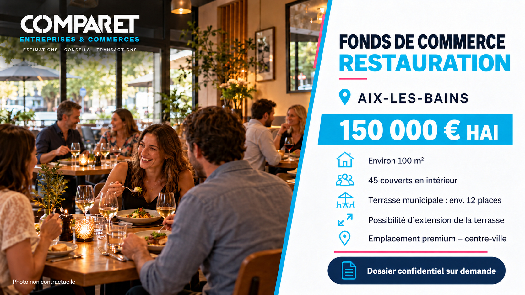 Agence immobilière de COMPARET IMMO - COMPARET IMMOBILIER AIX LES BAINS