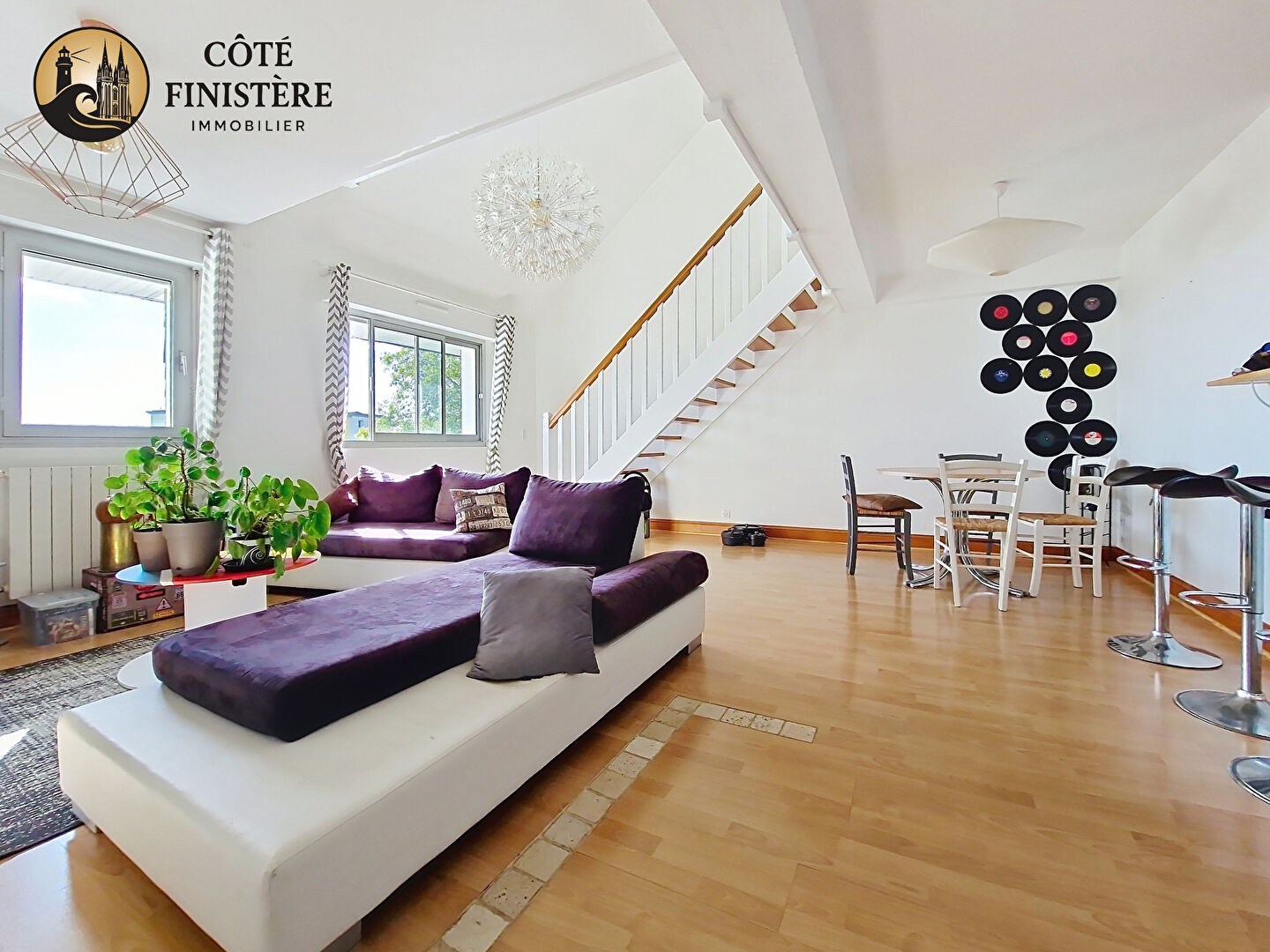 Appartement  en duplex, Quimper, 3 pièces