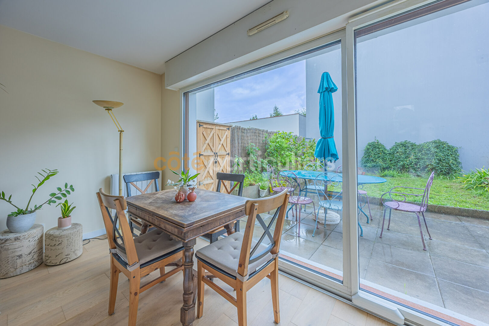 NANTES EST--APPARTEMENT--3 PIECES--2 CHAMBRES--TERRASSE et JARDIN