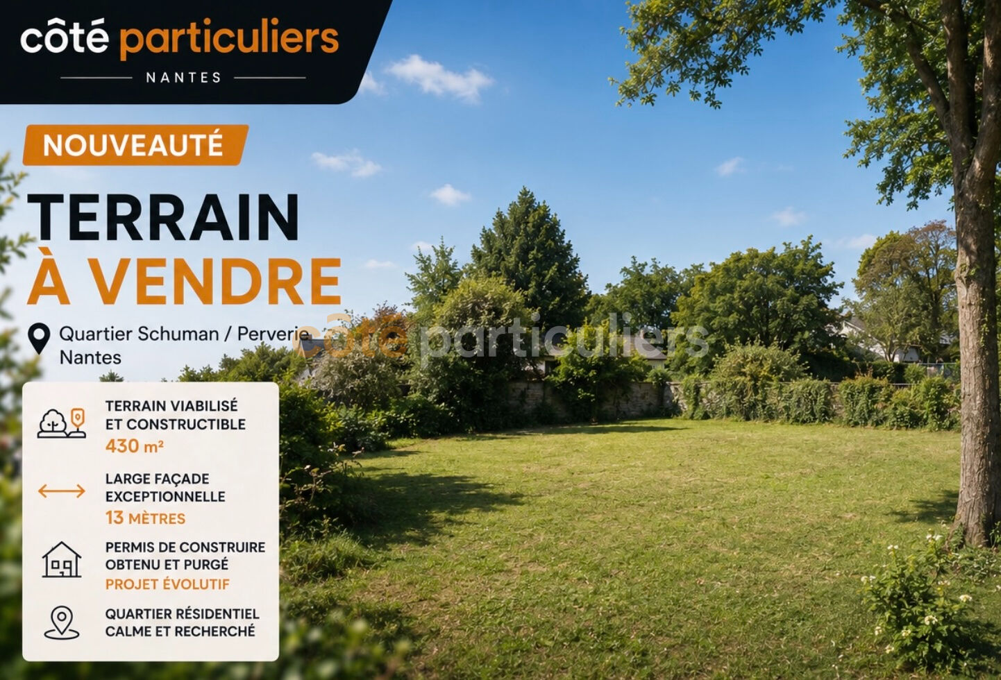 Agence immobilière de COTE PARTICULIERS - Nantes