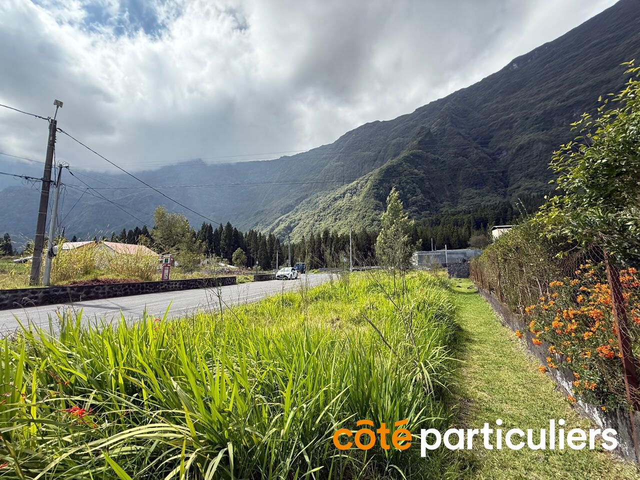 Terrain constructible 638m²  Cilaos / Bras-Sec