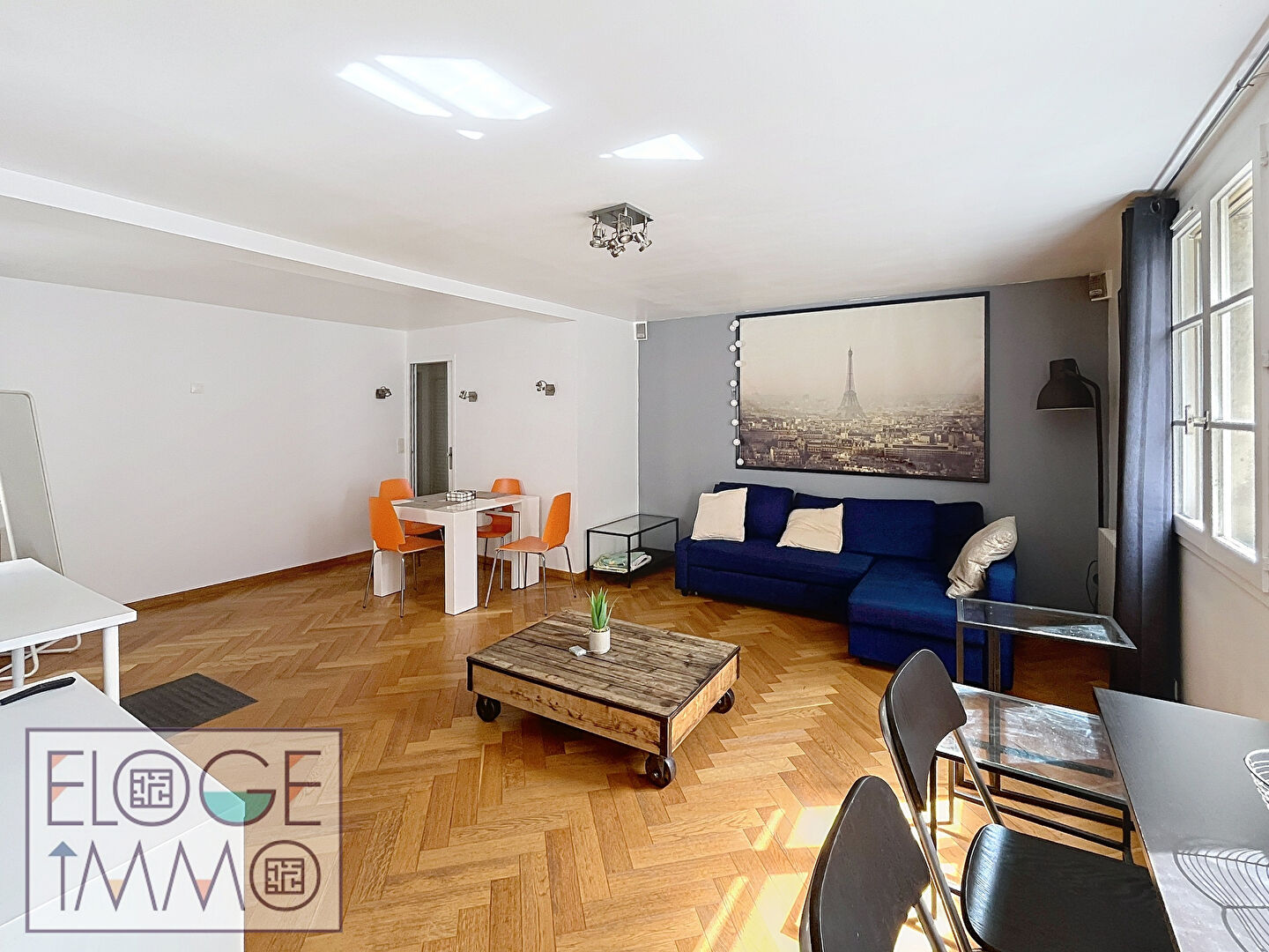 Photo Appartement 2 pièces meublé de 58m² - Rouen droite - Secteur Hôtel de Ville / Eau de Robec image 2/4