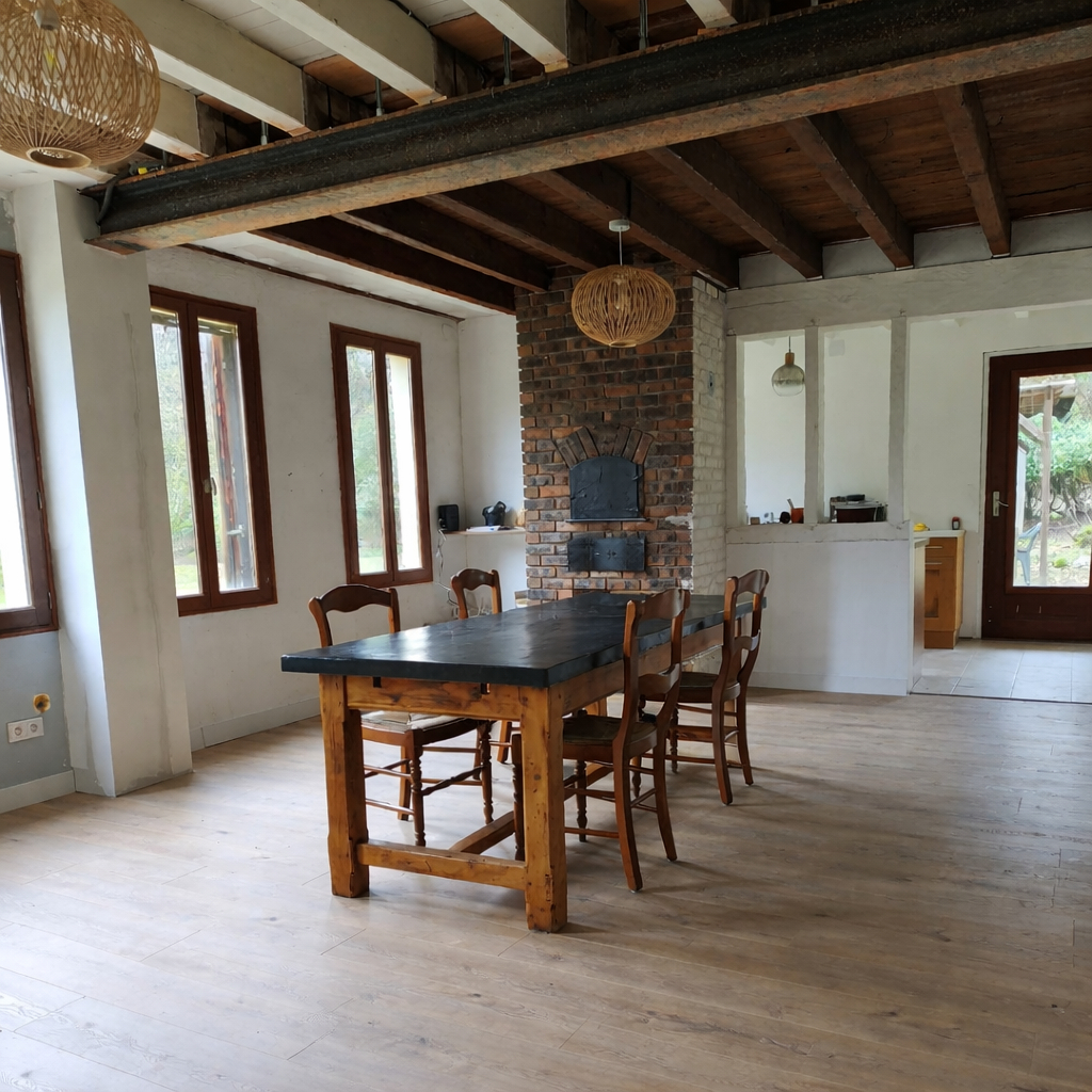 A 5mn de Mont de Marsan grande maison familiale avec parc possibilité division en deux logements