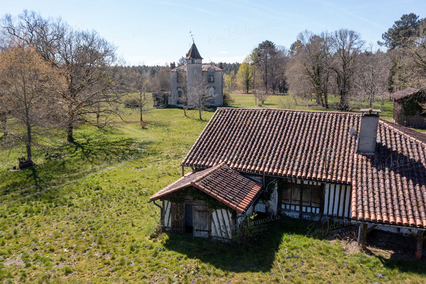 Demeure de prestige Retjons sur parc de 7 hectares