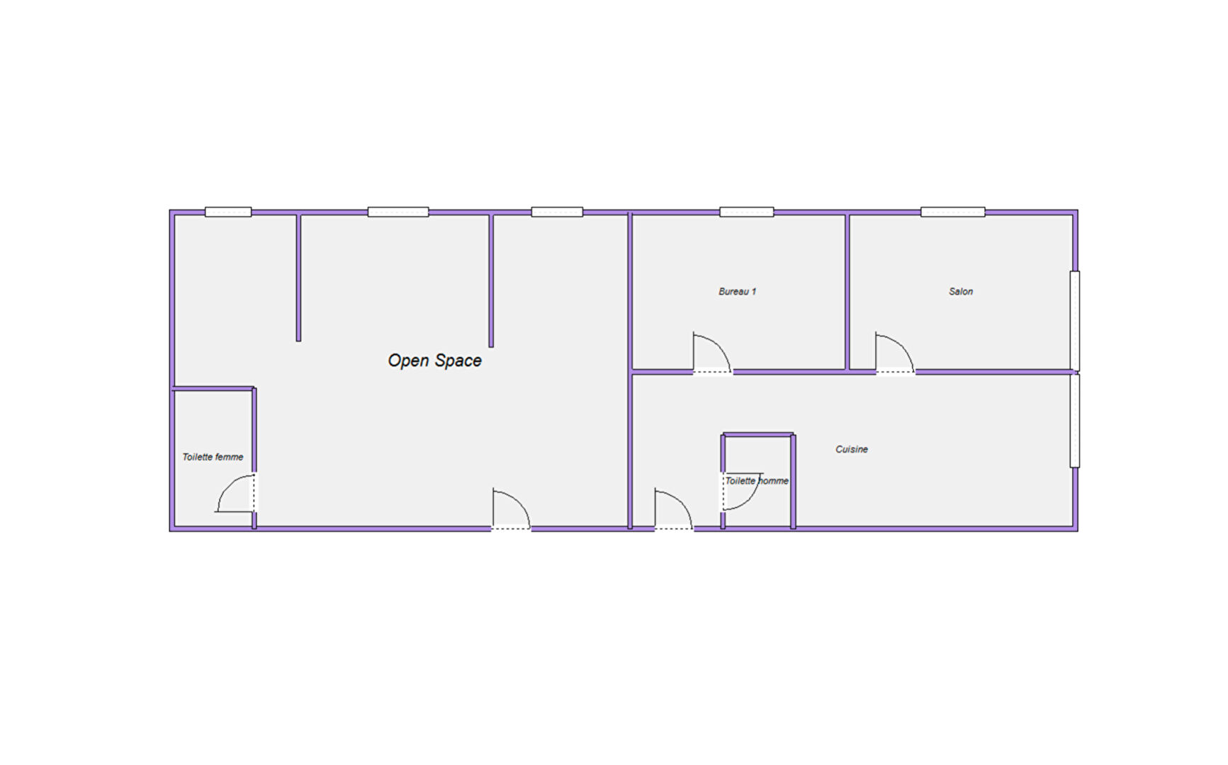 Bureaux 155 M2 avec terrasse Lésigny (77)