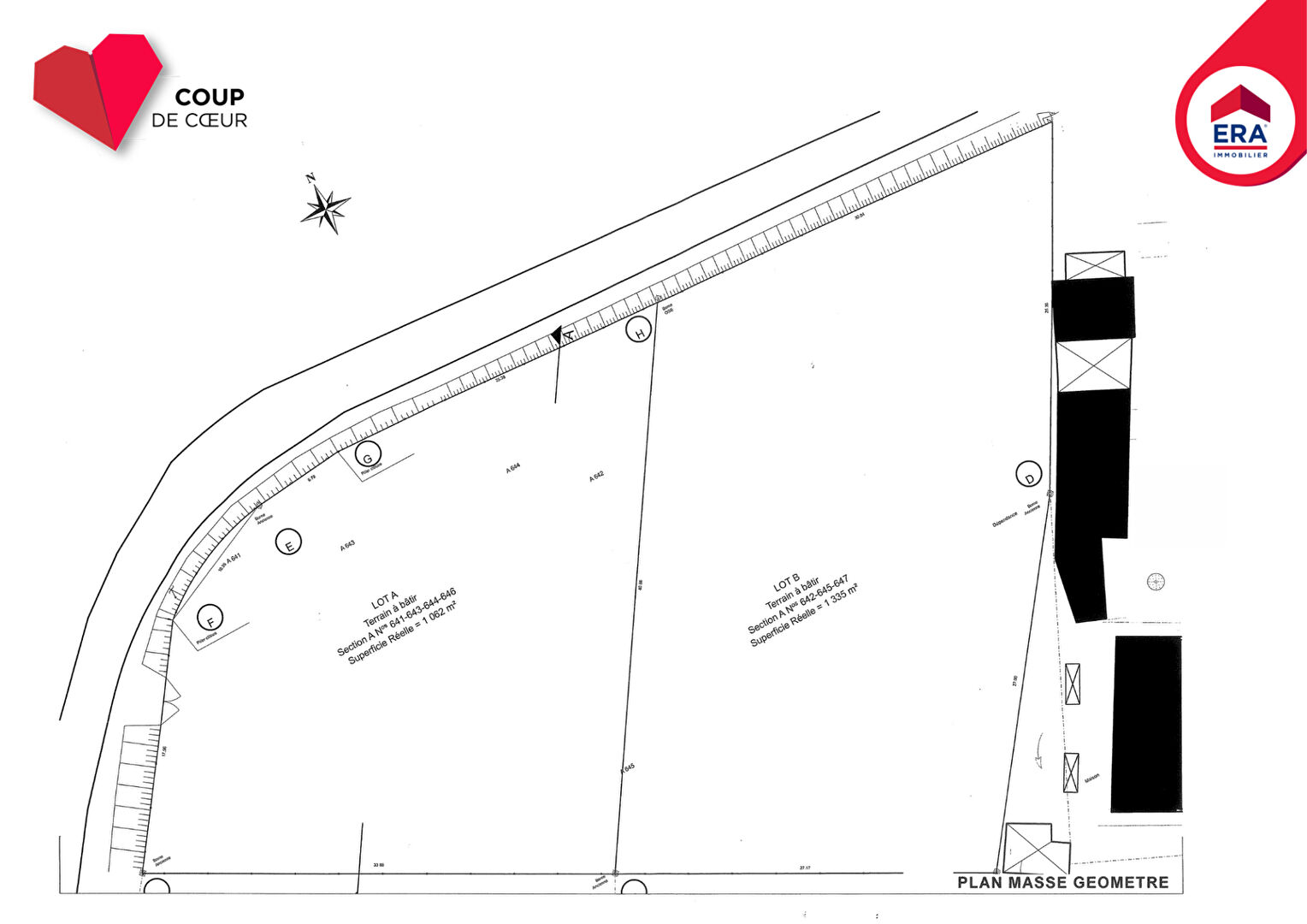 Photo Terrain viabilisé et constructible de 2 397 m2 image 2/2