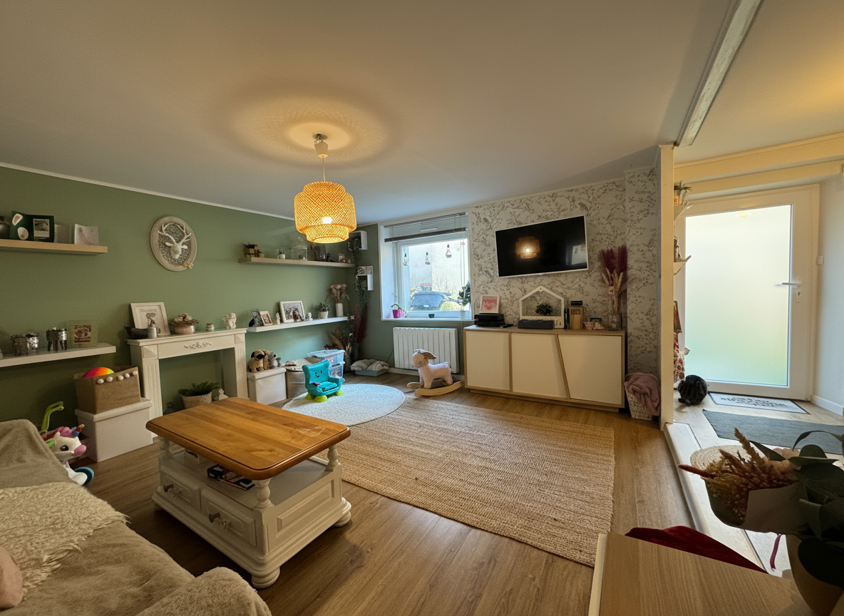 Maison de ville rénovée + dépendance et grenier