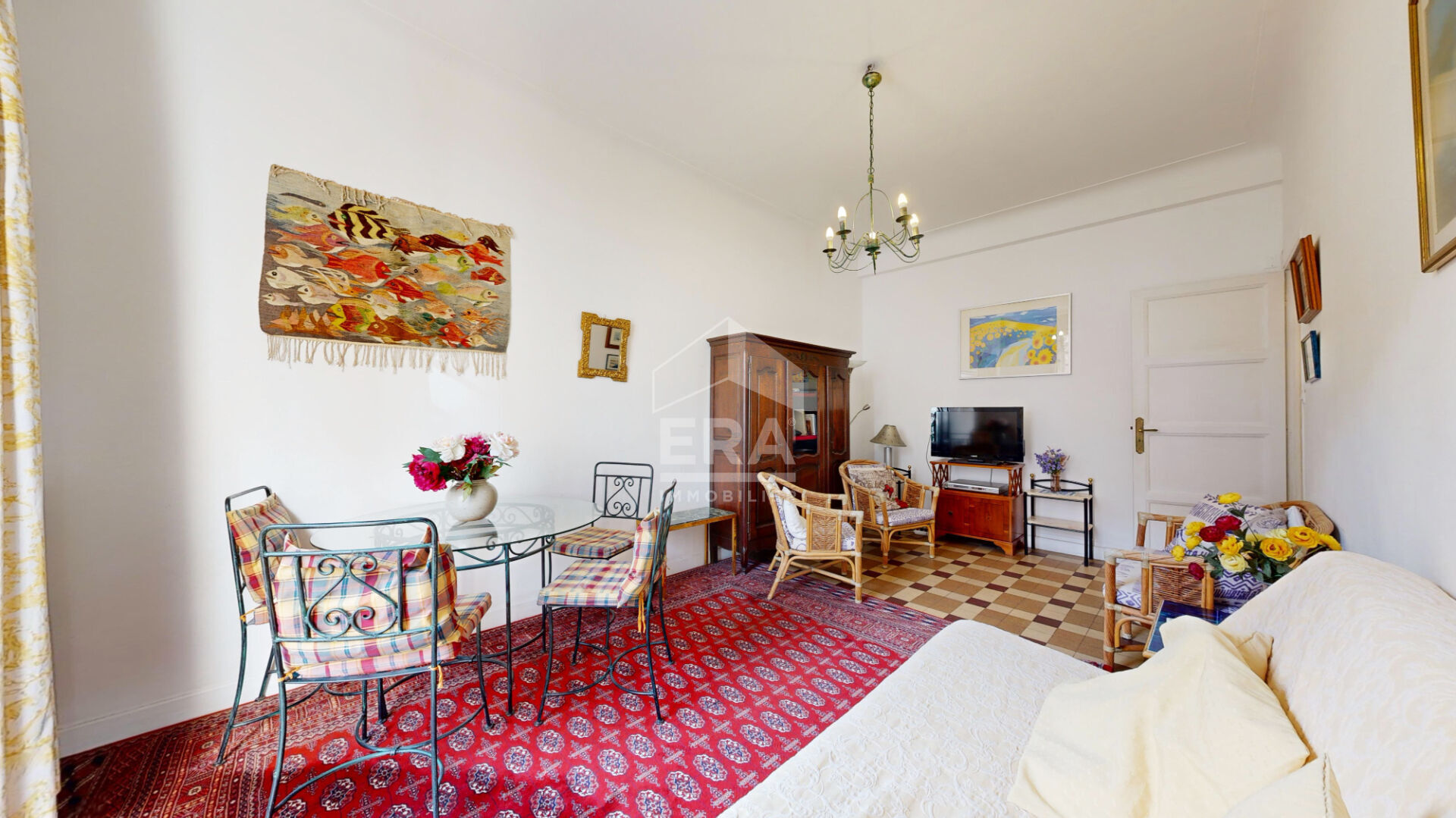 Photo NICE - FLEURS / F. GROSSO : VASTE 2 PIÈCES AVEC BALCON CÔTÉ EST image 3/6