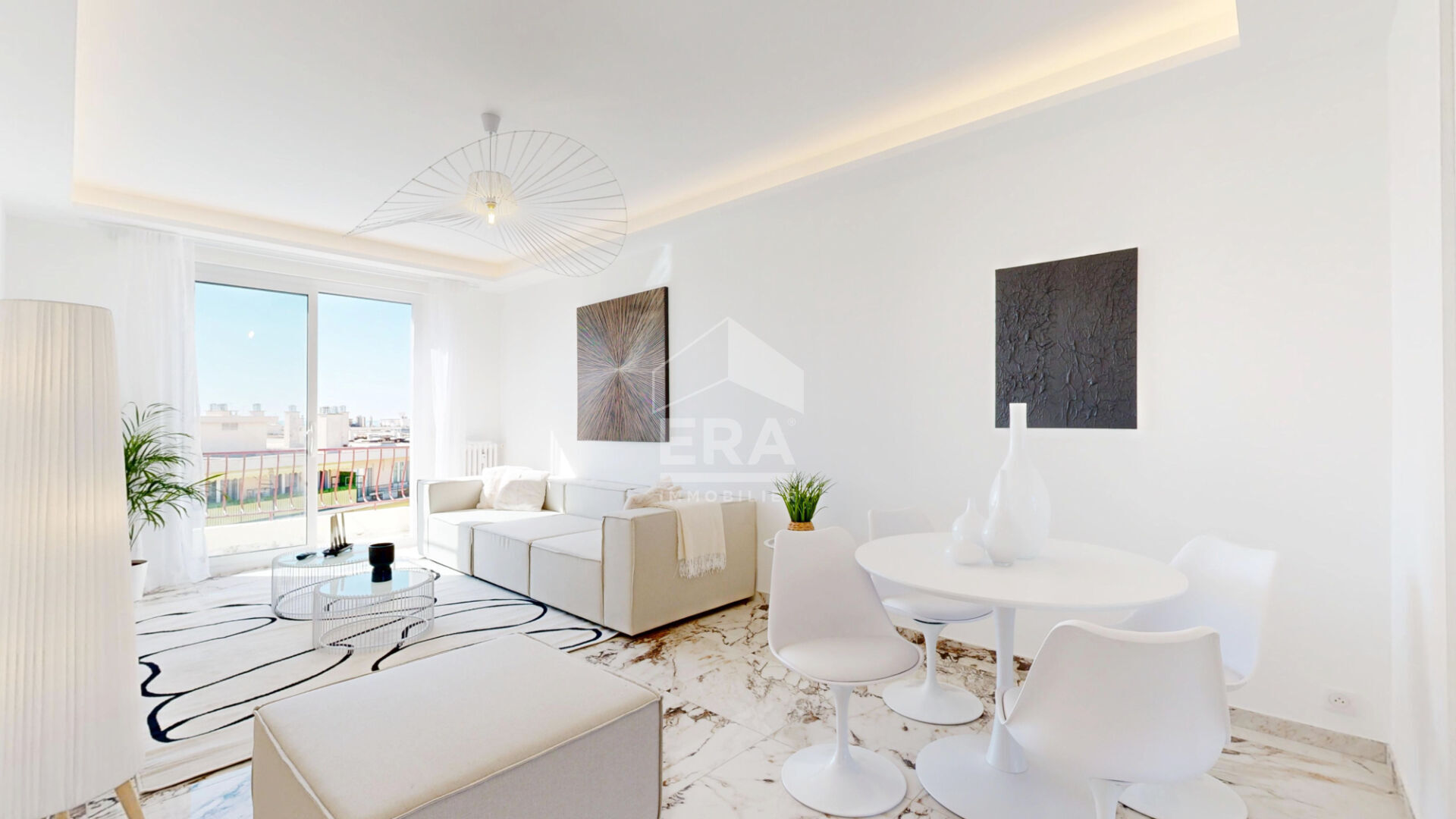 Photo NICE - BAS BAUMETTES : MAGNIFIQUE 3 PIÈCES EN DERNIER ÉTAGE AVEC GRANDE TERRASSE image 4/6