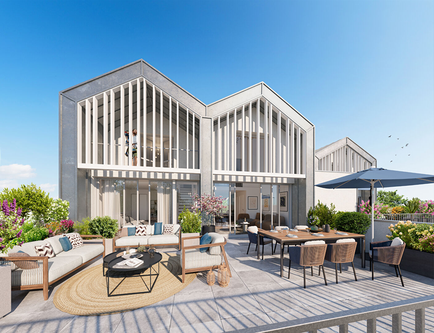 Appartement Saint Herblain 4 chambres NEUF DERNIER ETAGE GRANDE TERRASSE