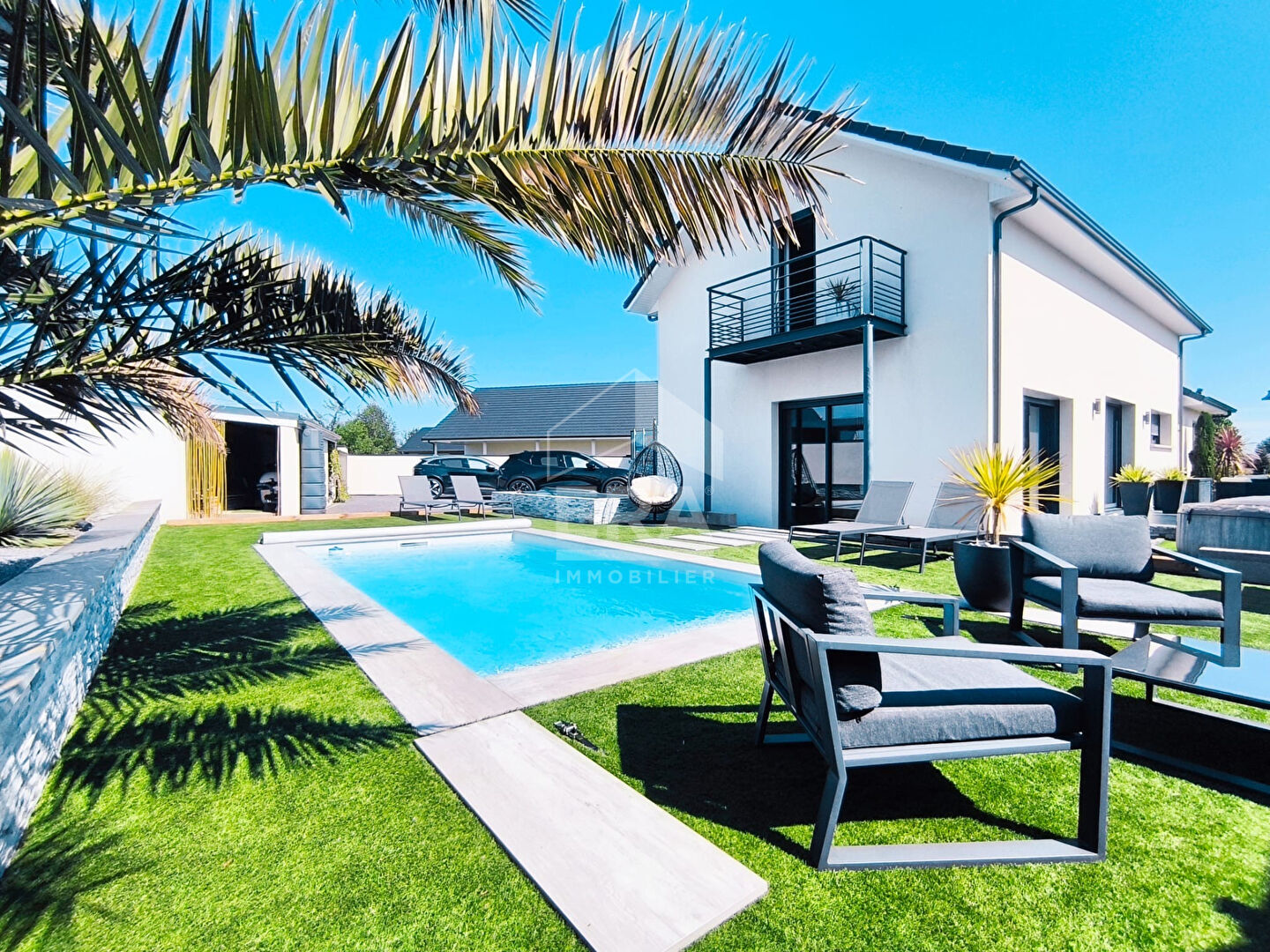 Maison contemporaine d'exception - 6 pièces-150m²-Piscine chauffée et jacuzzi