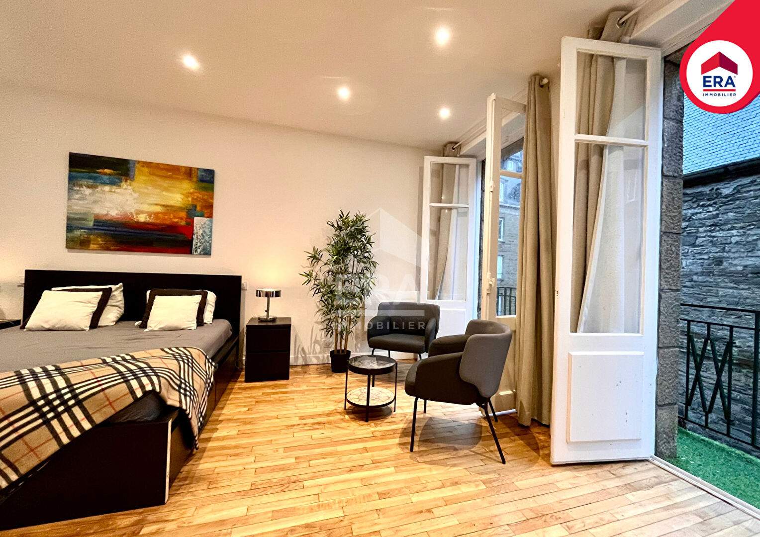 A VENDRE - Appartement Saint Malo Meublé 1 pièce 32 m2 avec balcon