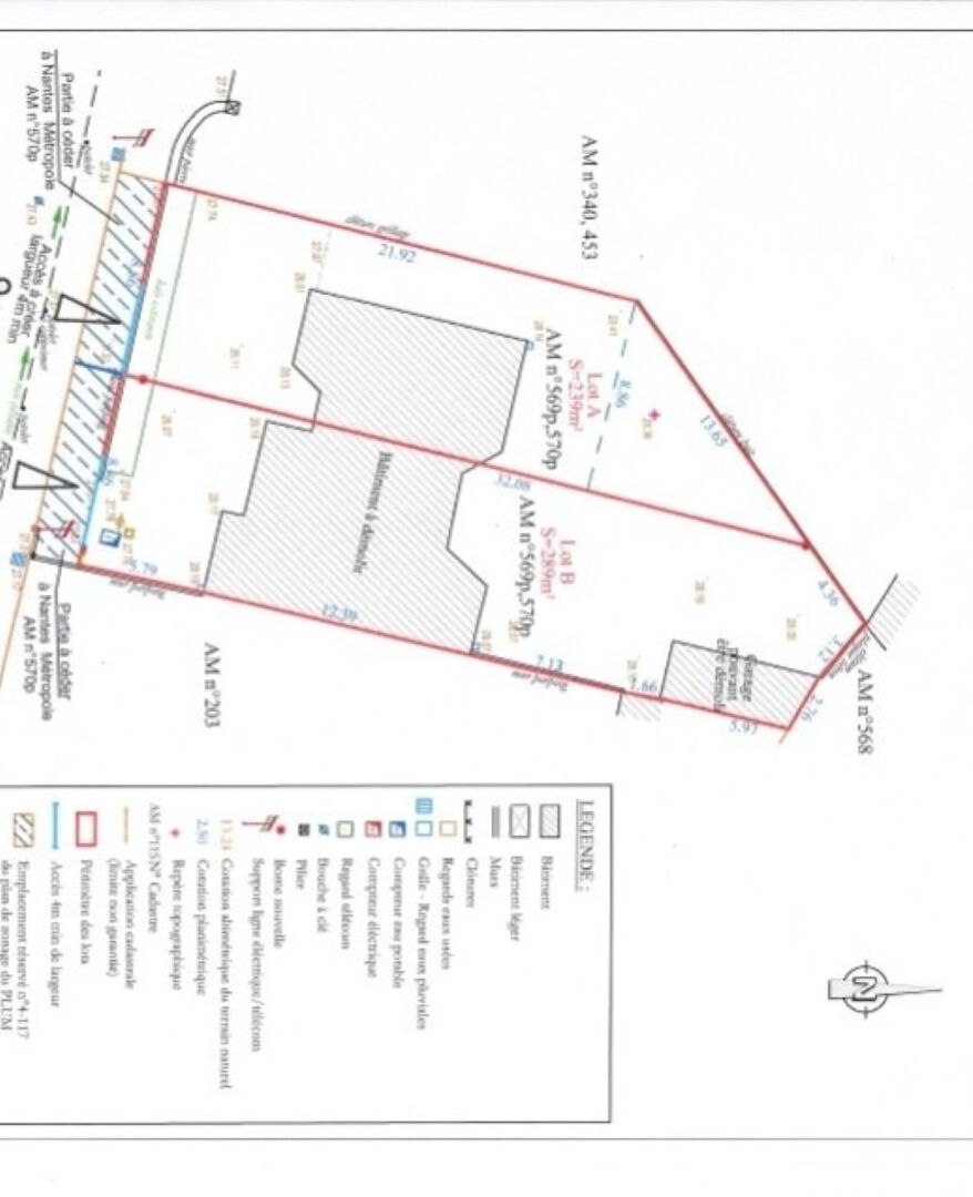 Photo Terrain Vertou 528 m2 image 3/3