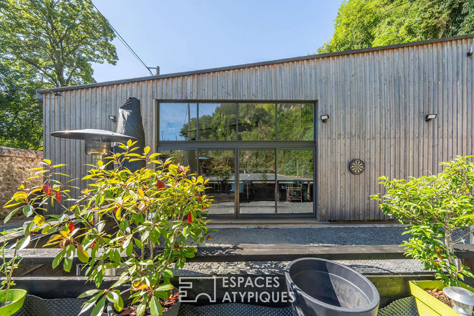 L'ancien hangar réhabilité en loft