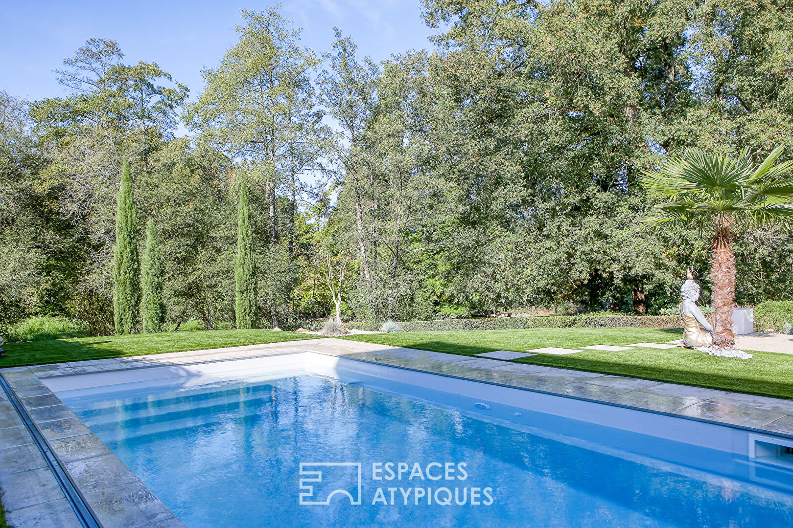 Maison d'architecte à l'environnement bucolique