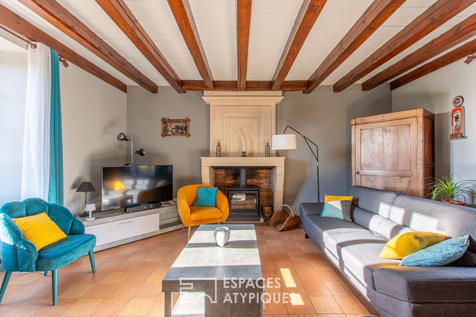 Longère de charme avec deux gîtes et espace bien-être