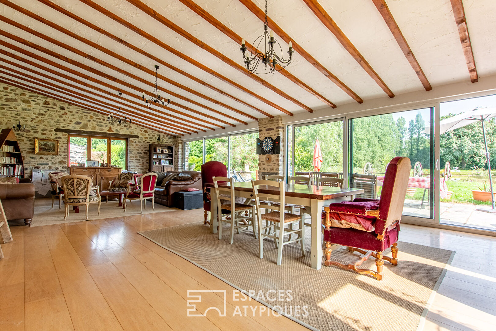 Photo L'authentique longère et son étang image 3/6