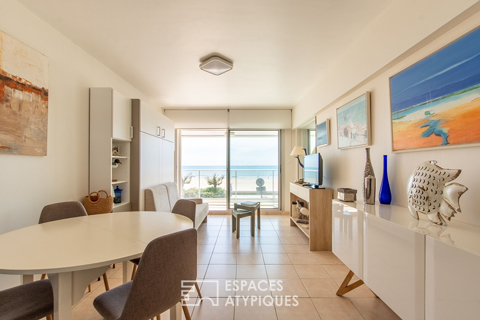 Studio face à l'océan sur la promenade mythique des Sables d'Olonne