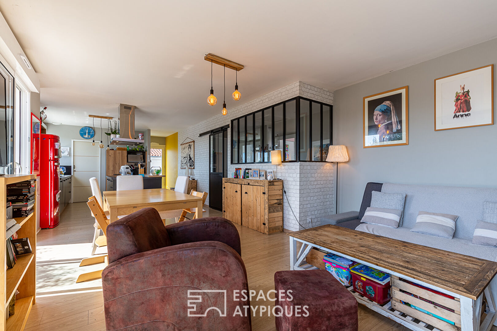 Appartement contemporain avec jardinet