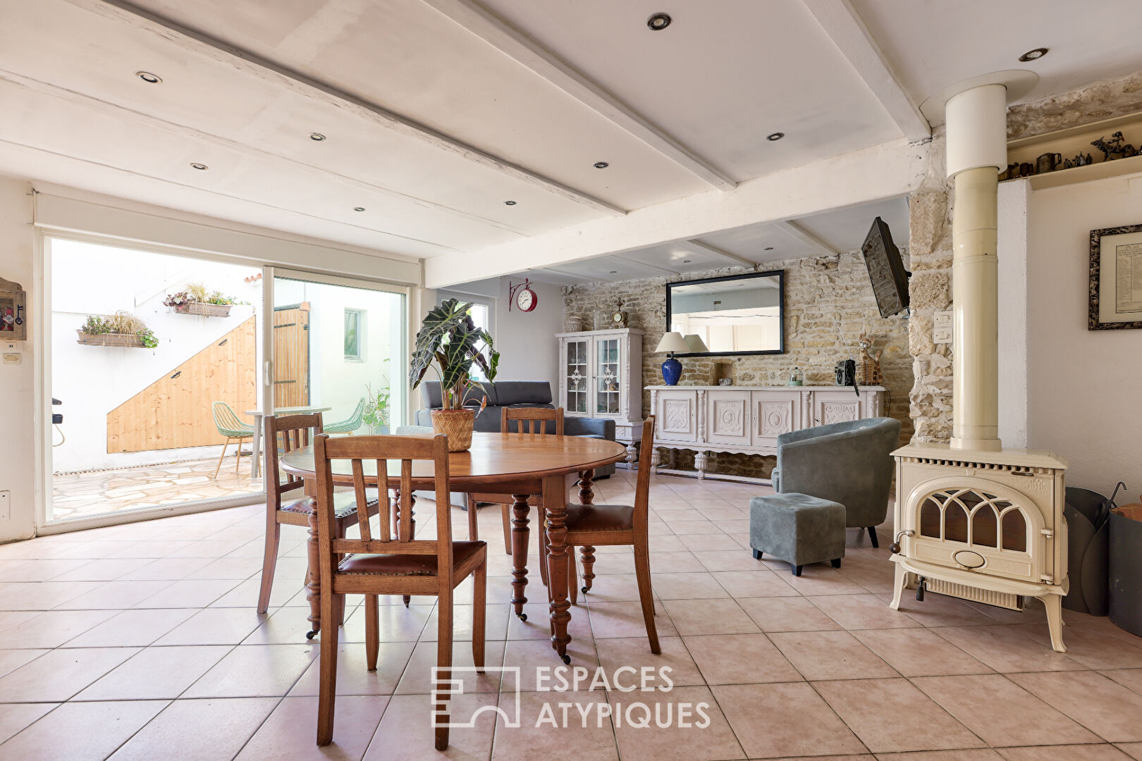 Maison de bourg et son appartement