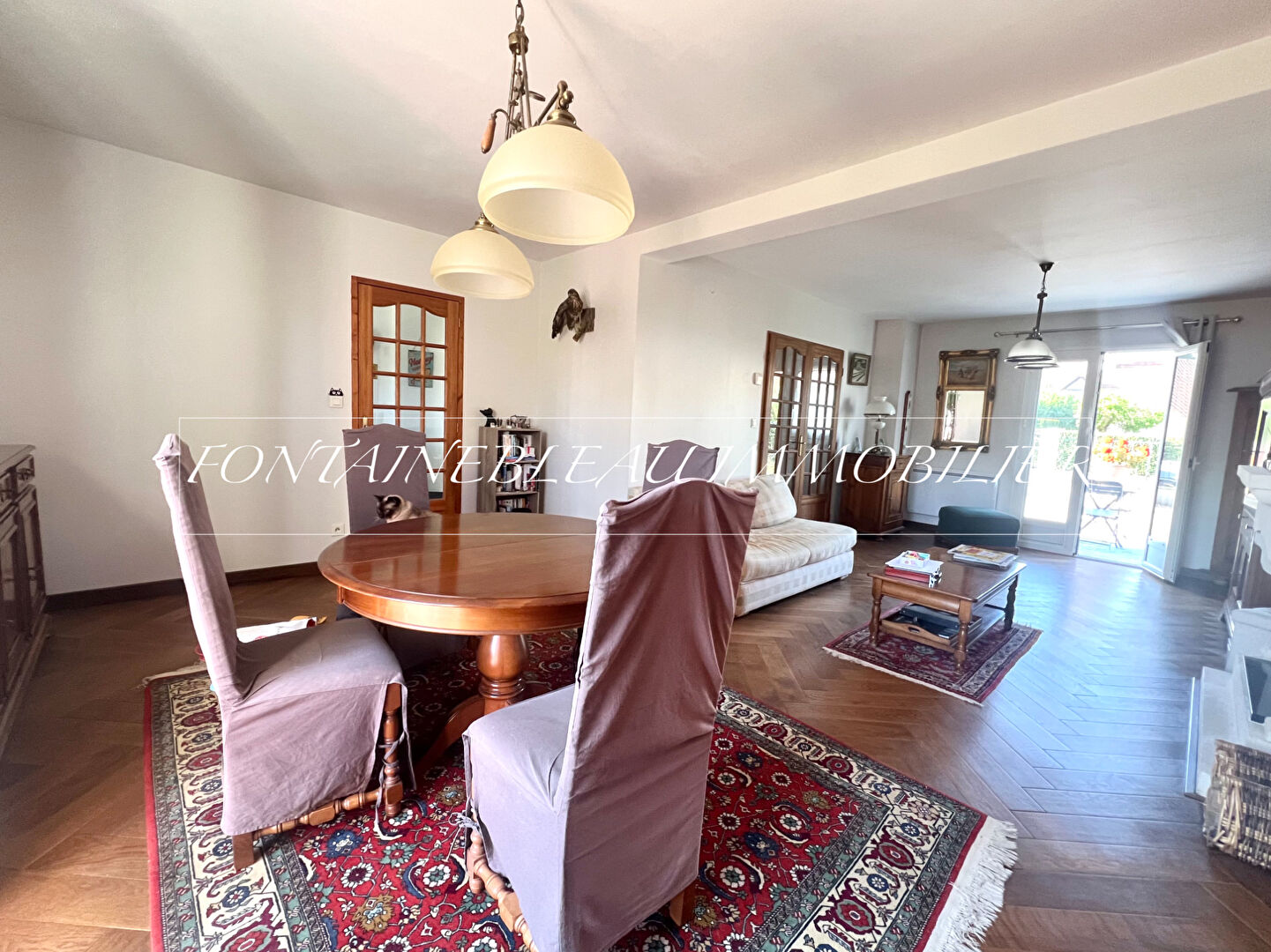 Maison Familiale 6 pièces  à Hericy  avec Terrasse et jardin-126m2 à 15 minutes de Fontainebleau