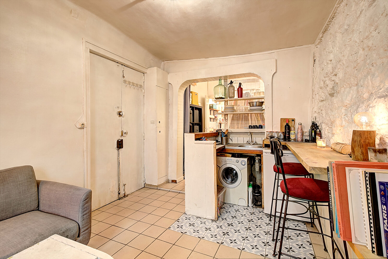 Photo Appartement Paris 1 pièce(s) 19.37 m2 image 2/5