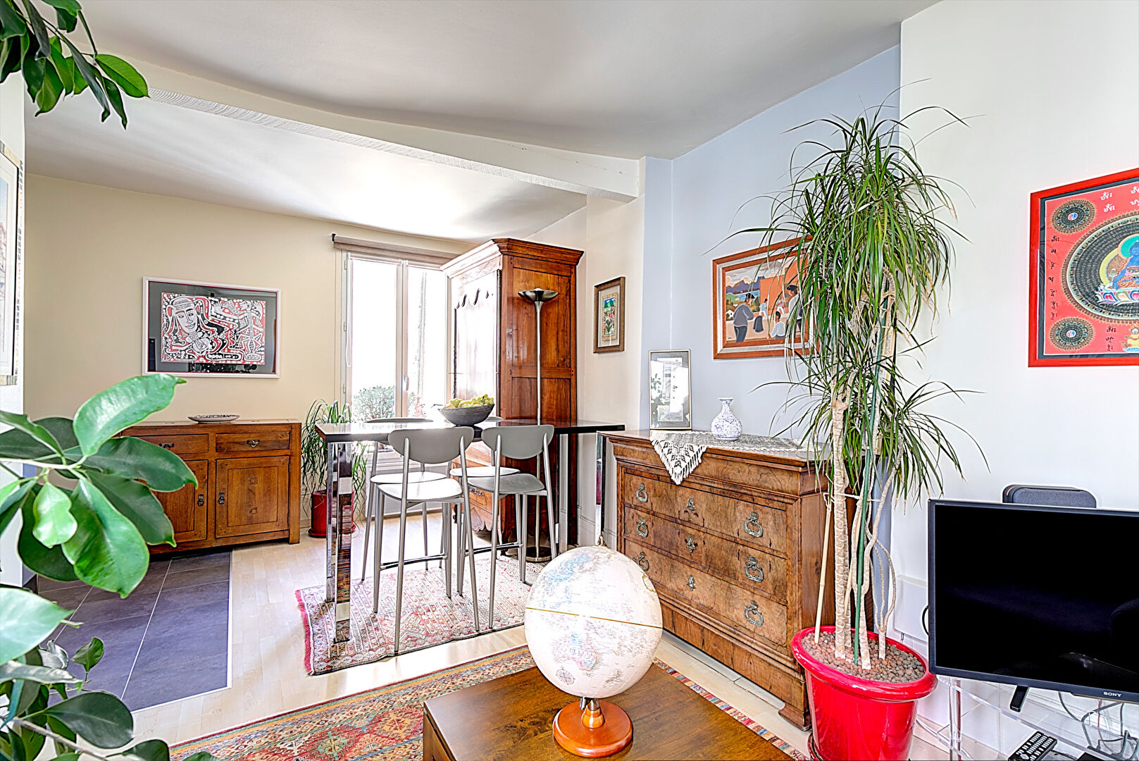 Anvers 2P traversant en dernier étage