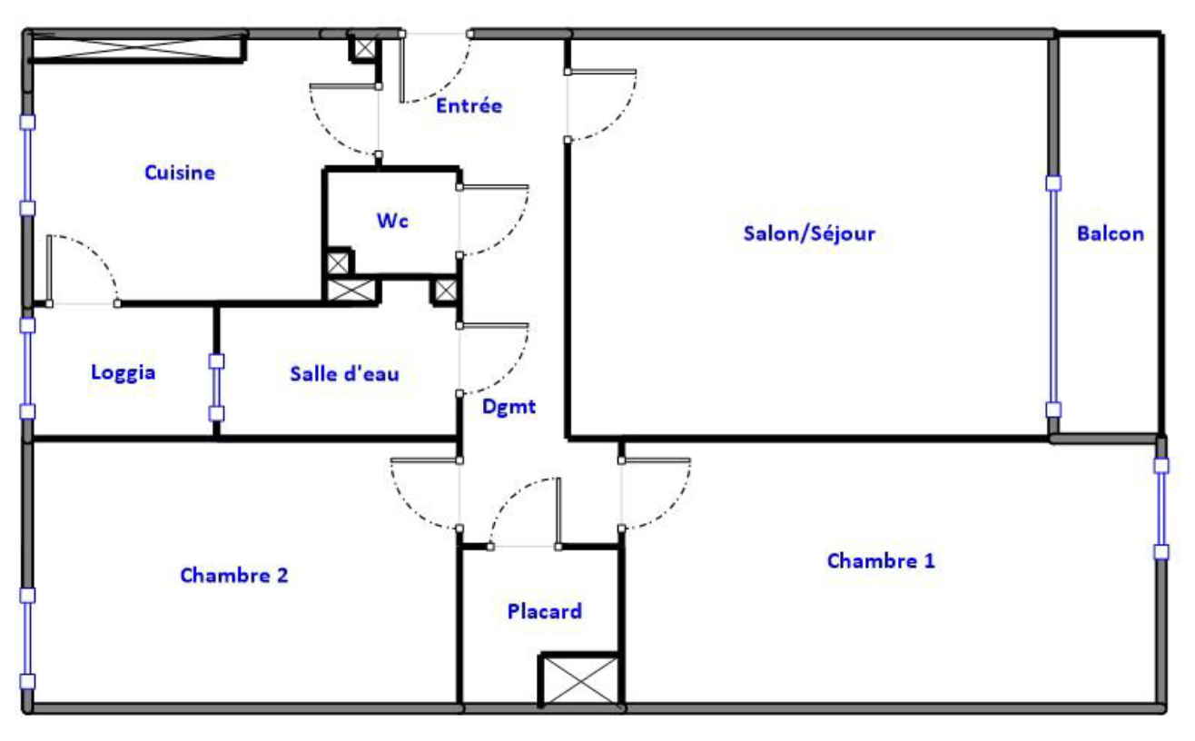 Photo T3 de 56.64 m2 métro Gratte-Ciel image 6/6