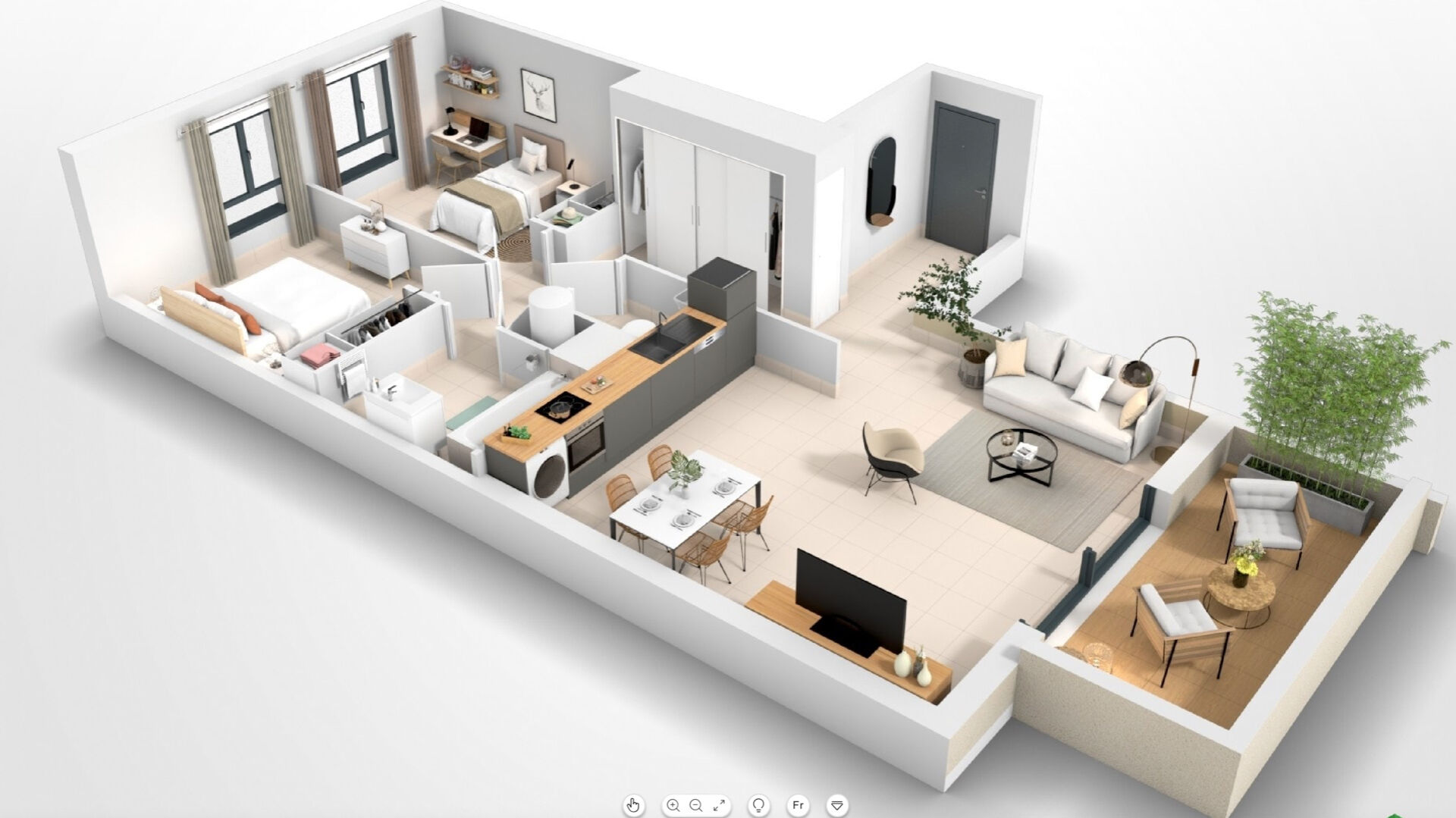 Photo Appartement 3 pièces Ajaccio Candia image 2/3