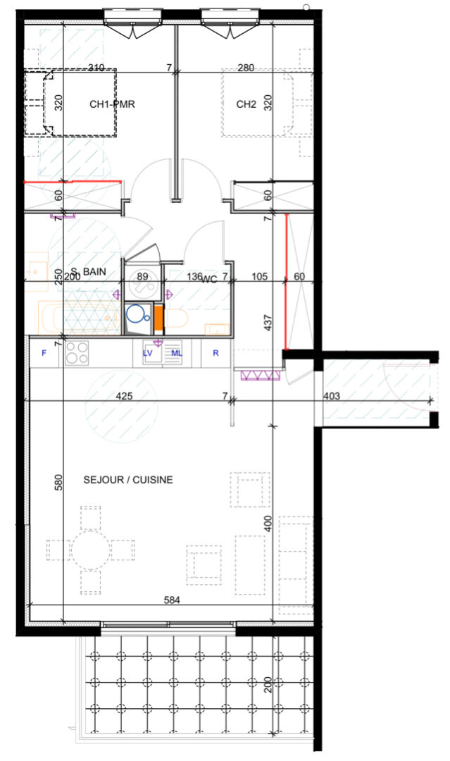 Photo Appartement 3 pièces Ajaccio Candia image 3/3