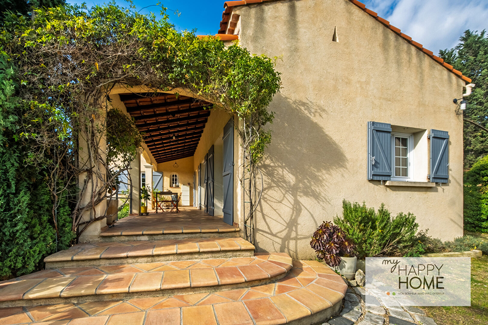 Photo Maison plain pied avec piscine et garage a Lascours image 3/6