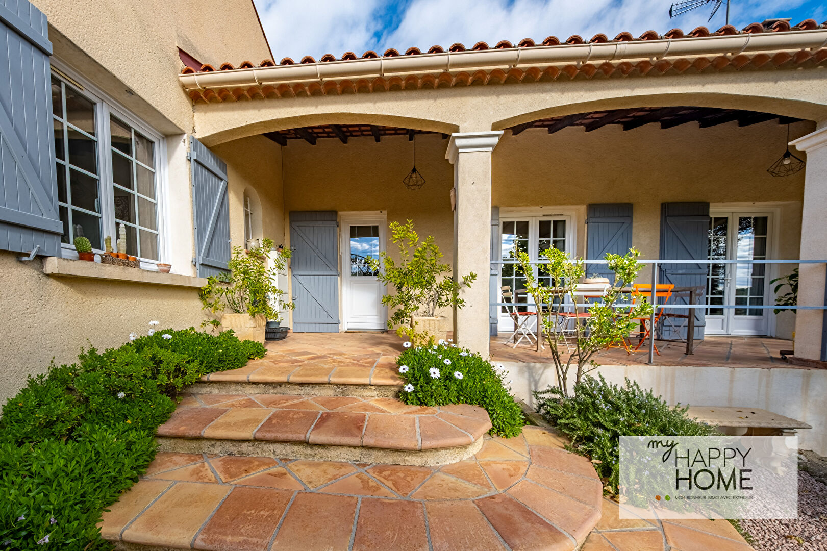 Photo Maison plain pied avec piscine et garage a Lascours image 4/6