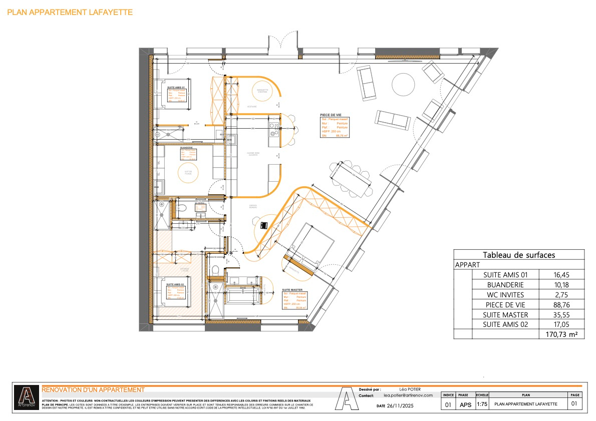 Photo Appartement Place Lafayette dernier étage image 3/3