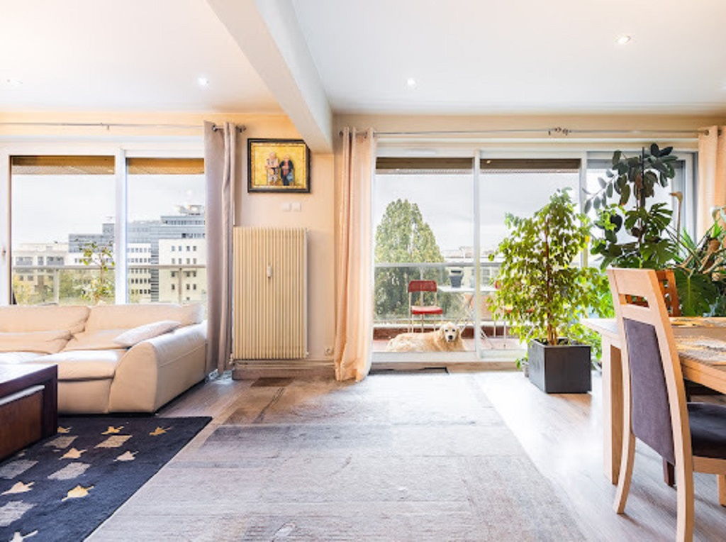 Grand appartement F4 de 118m2 avec balcon, cellier et garage - NANCY COMMANDERIE