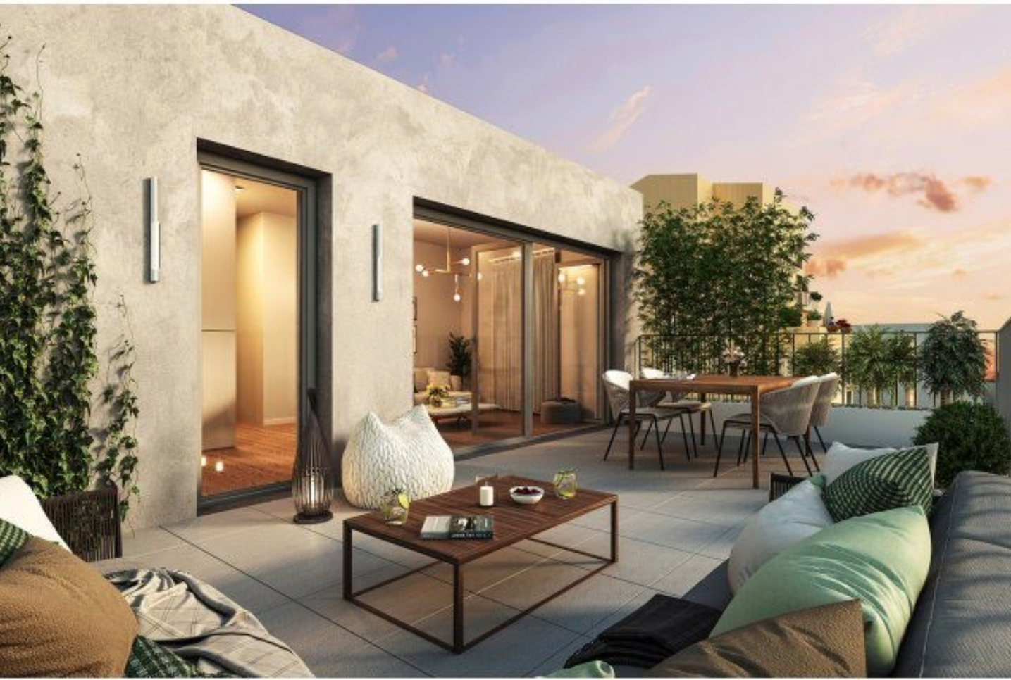 APPARTEMENT T3 EN DERINIER ETAGE 65M2 AIX-EN-PROVENCE AVEC TERRASSE 16M2