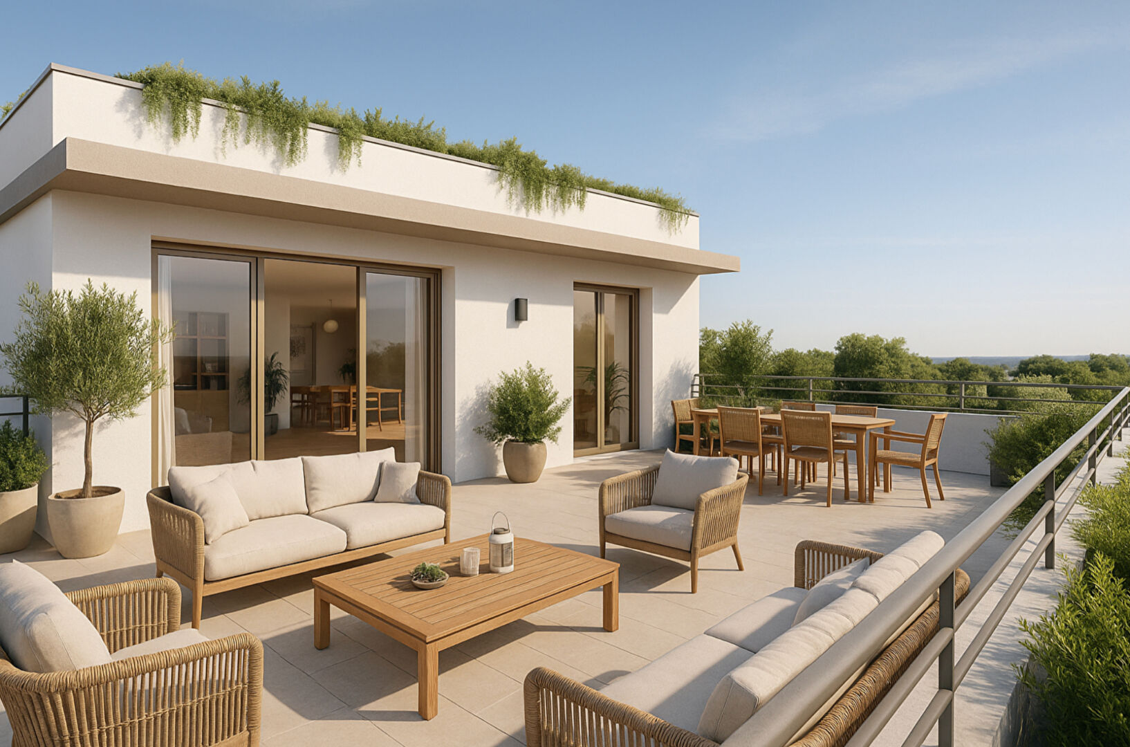 VILLENEUVE-LOUBET APPARTEMENT T4 TOIT-TERRASSE DERNIER ÉTAGE