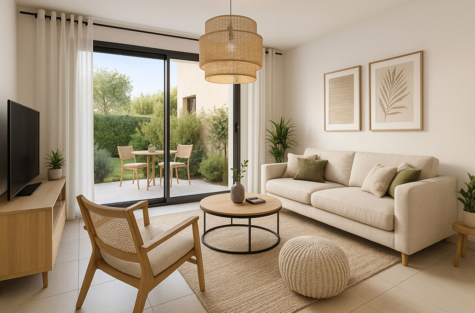 Photo Rare à la vente ? T2 avec jardin privatif dans résidence intimiste à Saint-Anne image 2/4