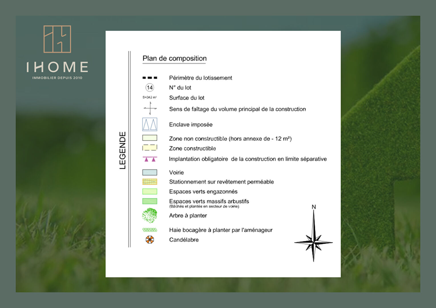 Photo Terrain La Chapelle Saint Aubin 543 m2 image 4/4