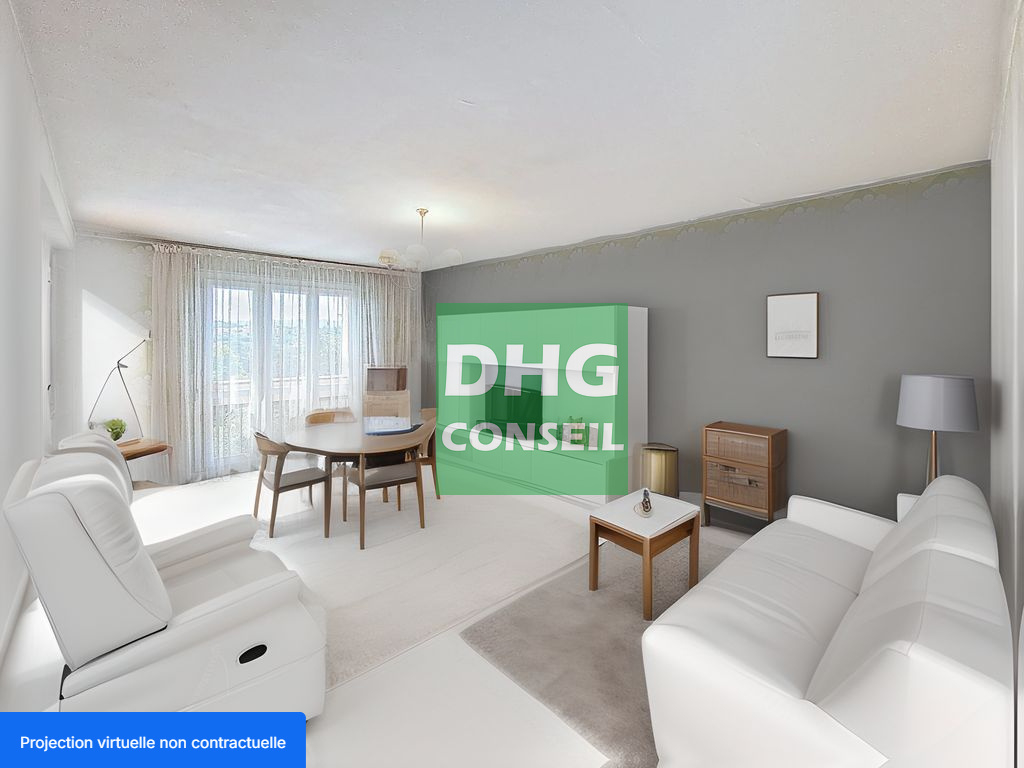 69340 FRANCHEVILLE LE BAS VENTE APPARTEMENT T4 3 CH 89 m2 + PARKING