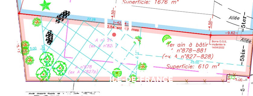 Terrain à Batir au coeur d'un village proche A5