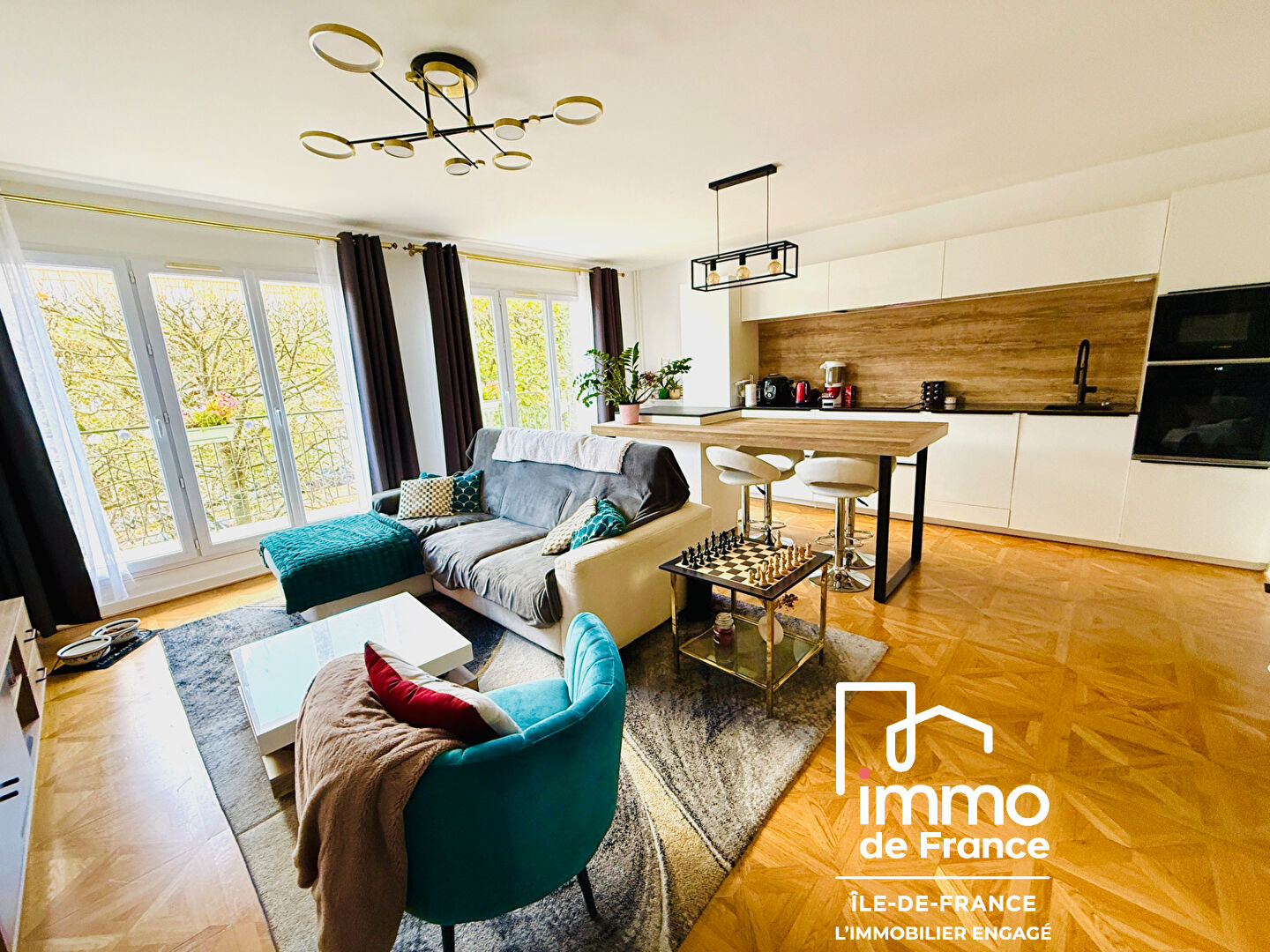 Standing  appartement 3 pièces + cave + parking