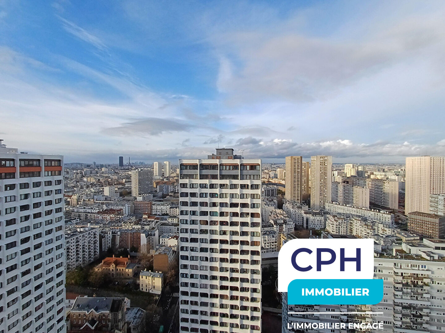 Appartement de 101,91 m² avec vue panoramique sur Paris